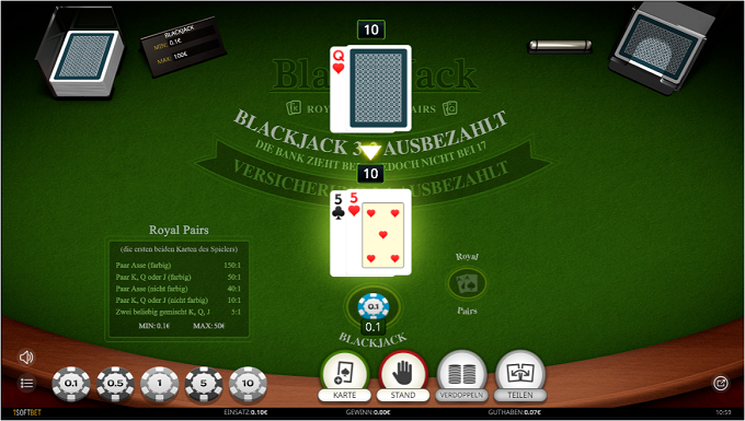 Labouchere Blackjack