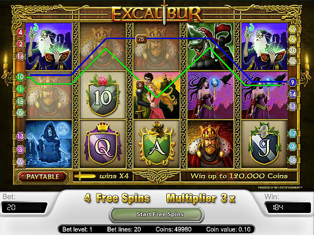 Excalibur slots review