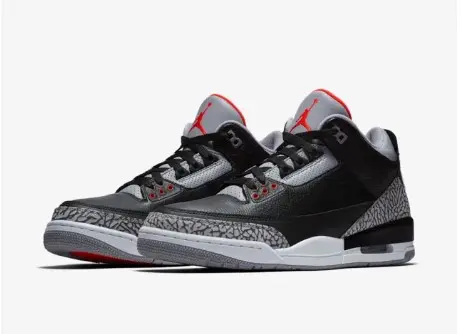 air jordan 3 black cement