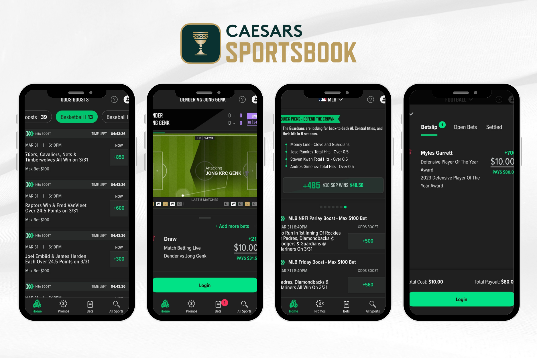 Caesars NC Promo Code BETCARDBL Seven 100 Bet Boosts