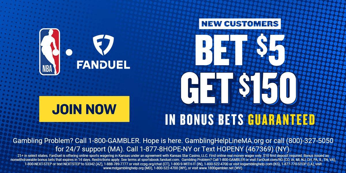 FanDuel Promo Code- Bet $5 Get $150 for the NBA Play-In Tournament - Vimarsana News