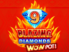 9 Blazing Diamonds WOWPOT