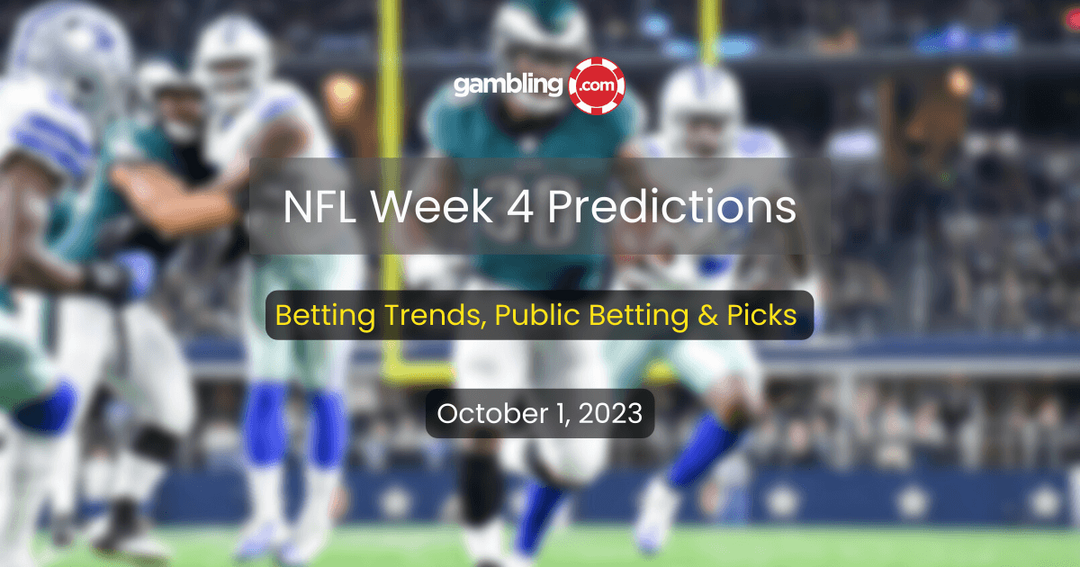 NFL Week 4 Betting Trends Public Betting NFL Picks