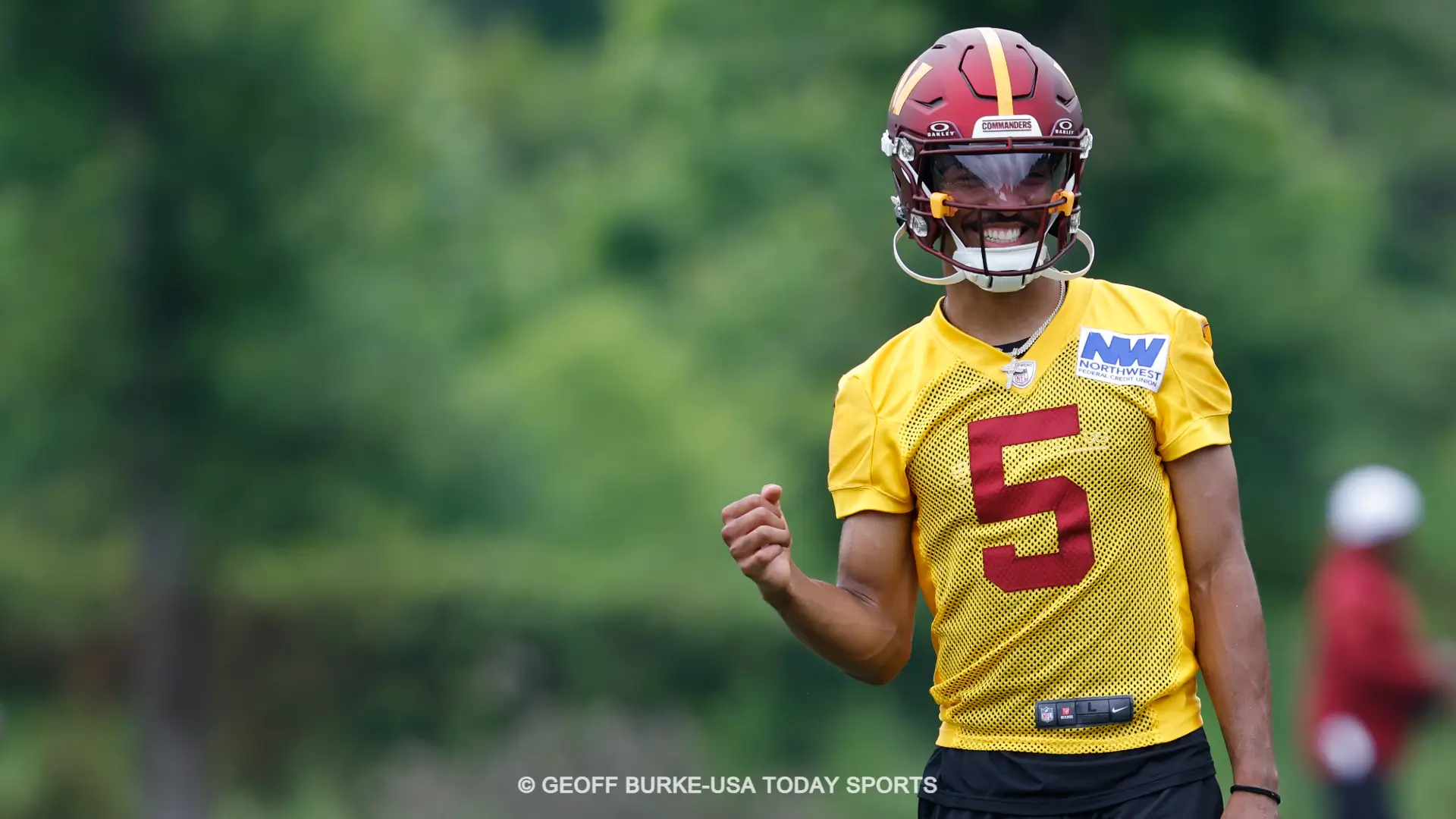 Washington Commanders QB Jayden Daniels