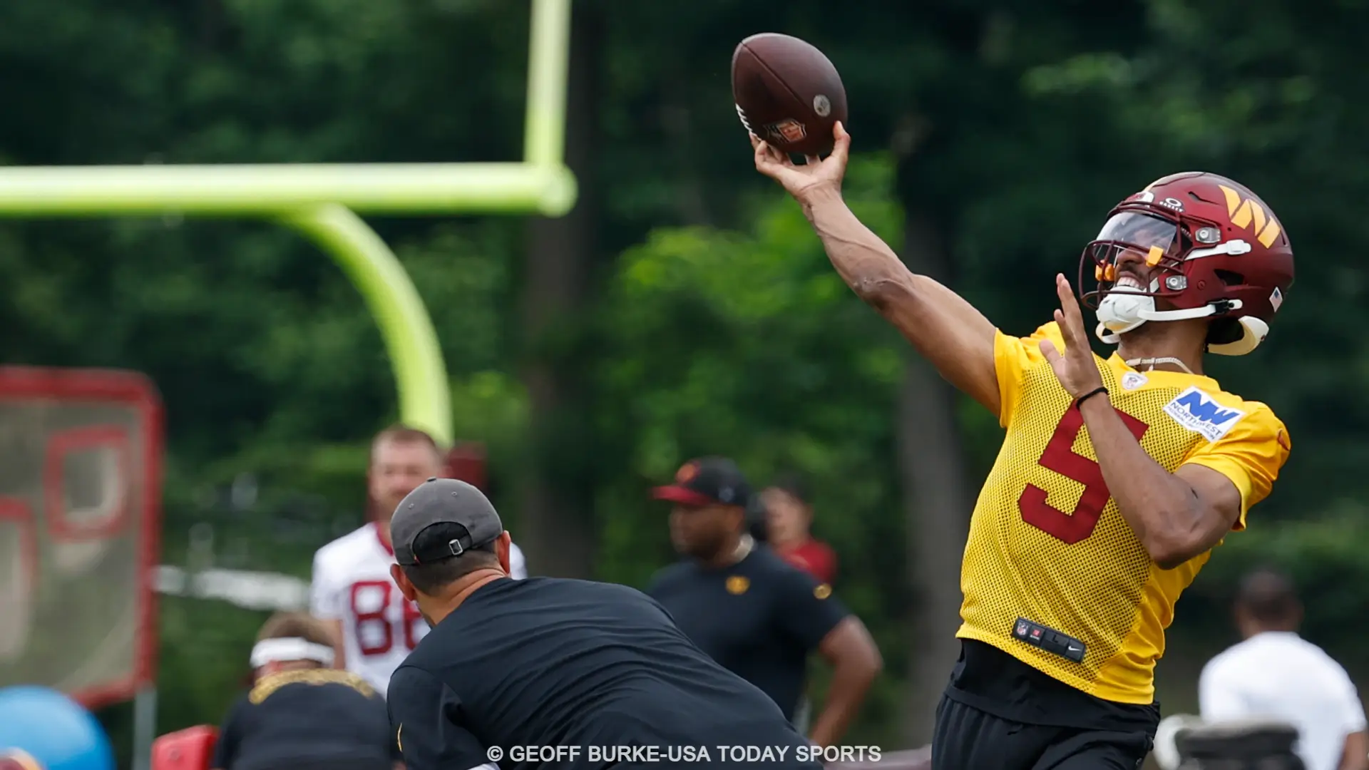 Virginia NFL Betting Washington Commanders QB Jayden Daniels