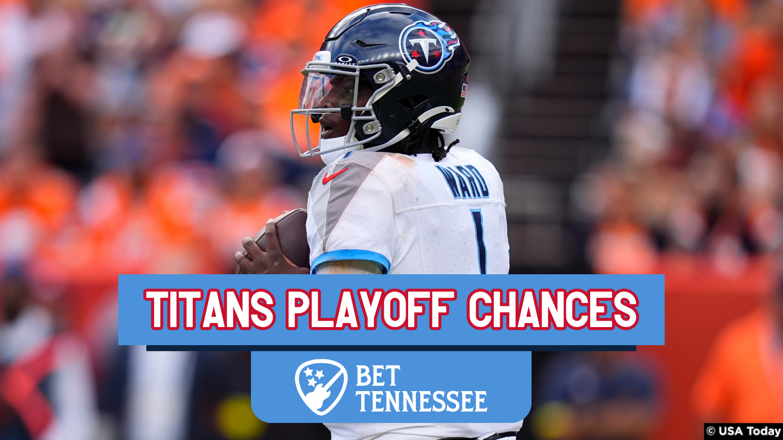 Titans Playoff Chances Tennessee Titans QB Cam Ward will play an important role in the Titans chances to make the playoffs