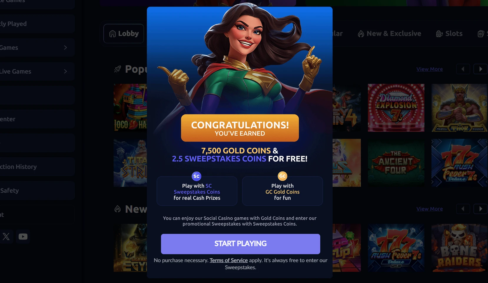 LuckyStake Sign Up Bonus