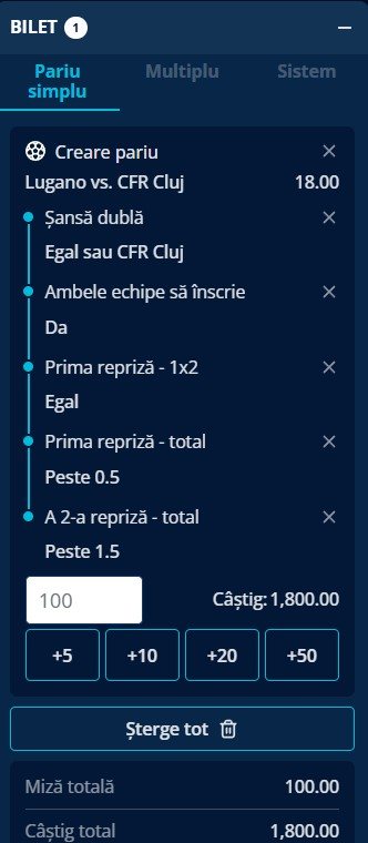ponturi pariuri lugano cfr