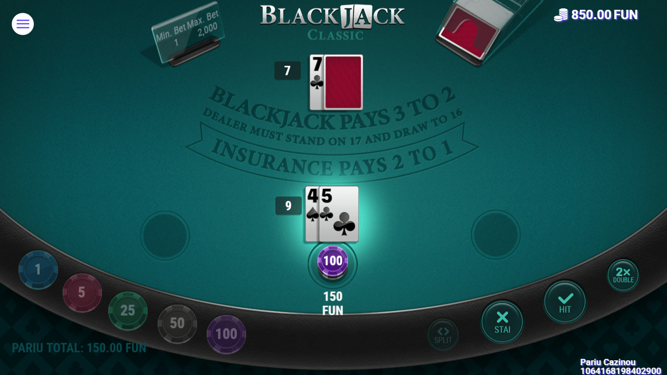 joaca blackjack gratuit