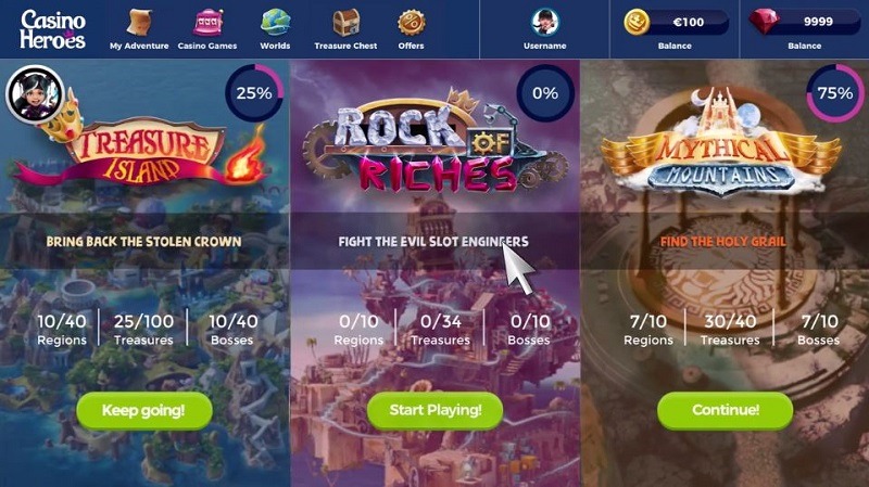Smygtitt på nya Casino Heroes 3!