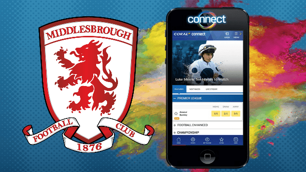 Coral Launches New Connect App and Extends Middlesbrough Deal Coral Launches New Connect App and Extends Middlesbrough Deal