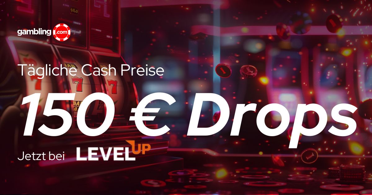 LevelUp Casino Österreich: Daily Cash Drops mit Echtgeld-Gewinnen