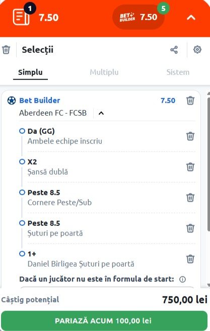 ponturi pariuri aberdeen vs fcsb