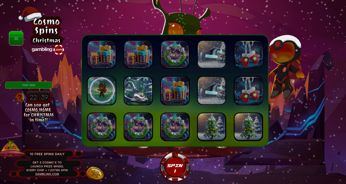 Cosmo Spins Game Background