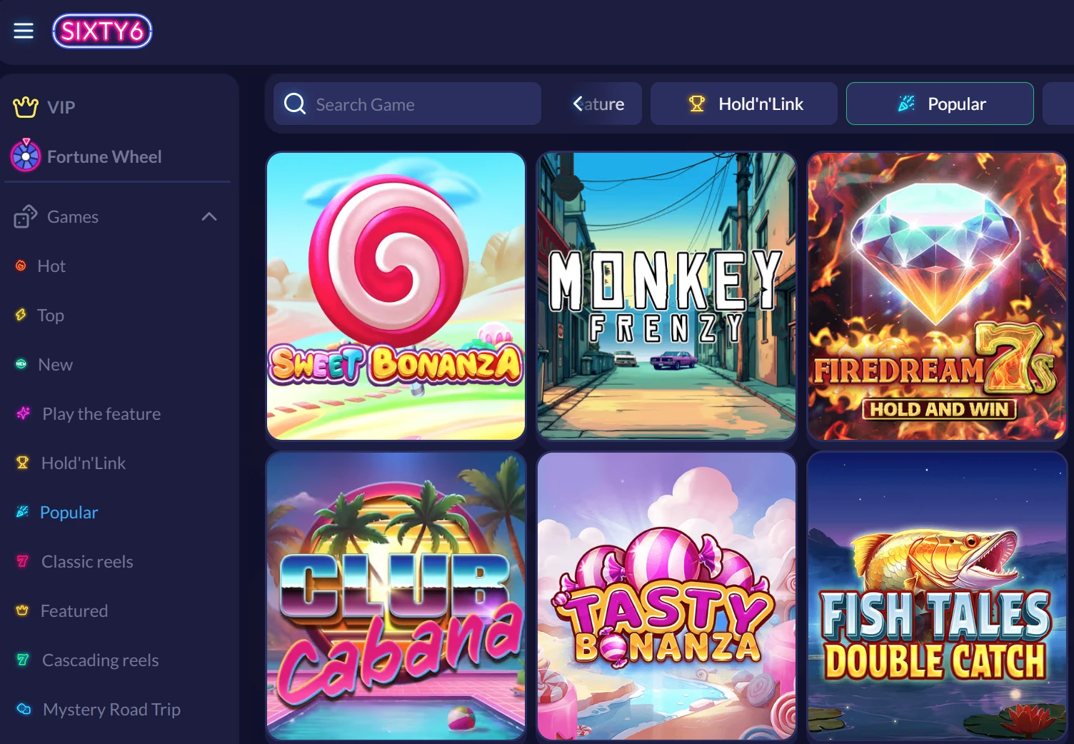 Sixty6 Casino Slots