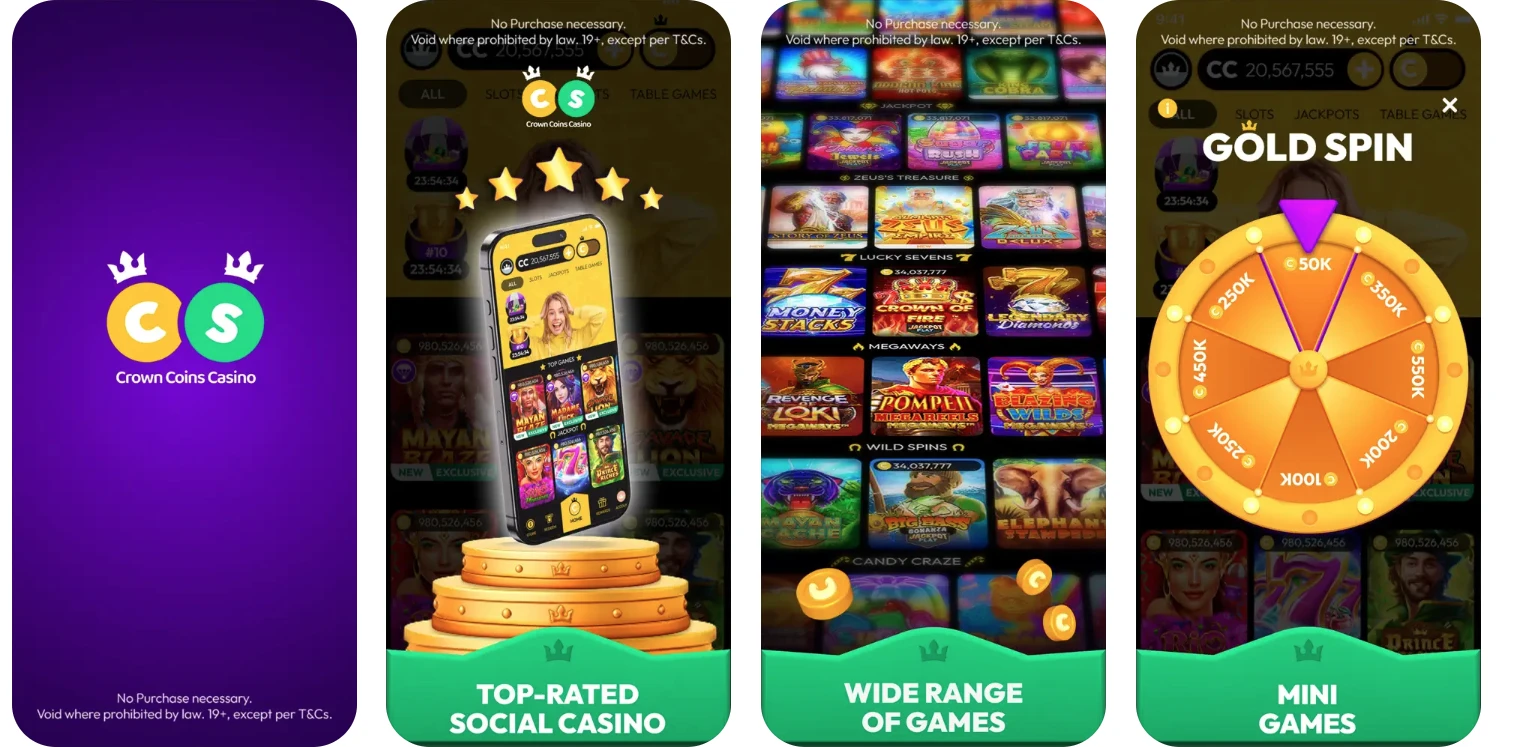 CrownCoins Casino App