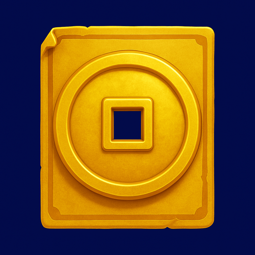 Símbolo da Carta de Moedas