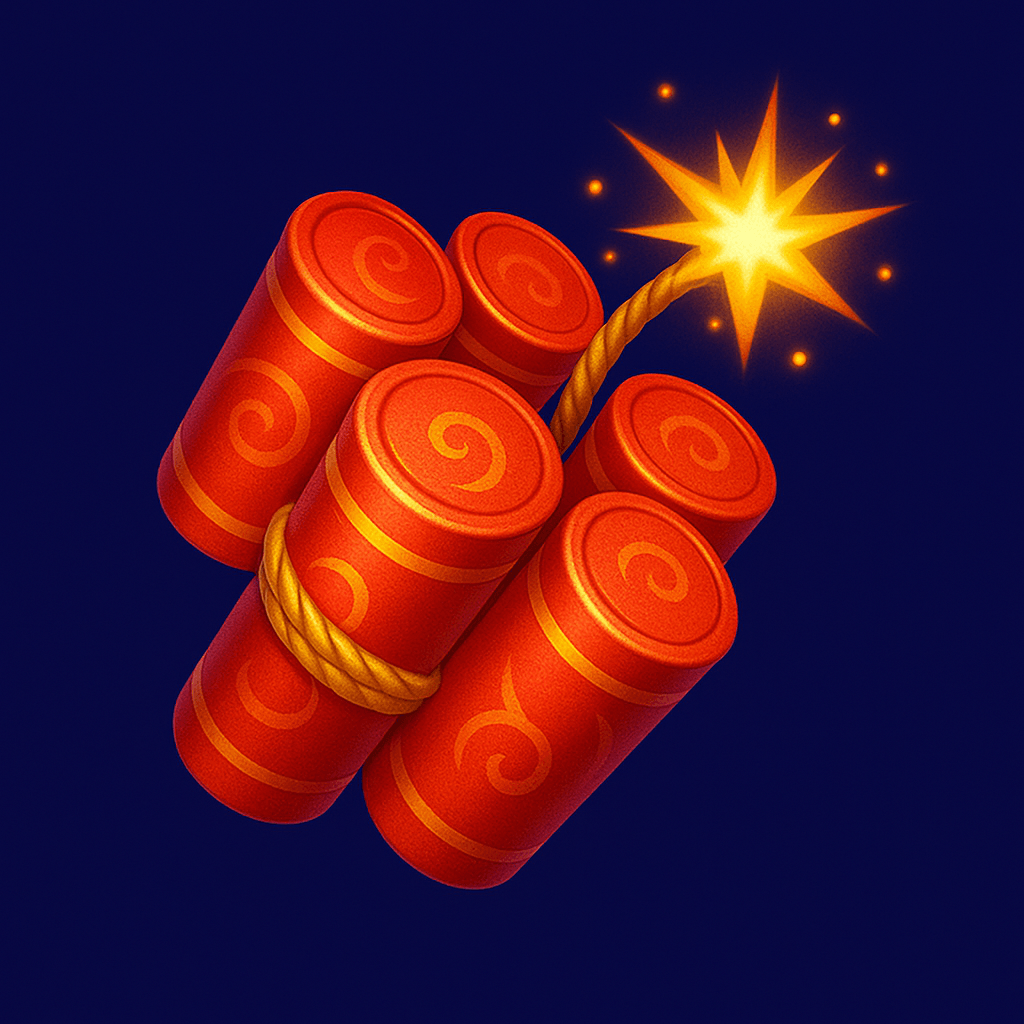 Símbolo dos Fogos de Artifício/Sinos 🧨