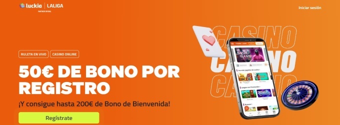50 euros gratis Luckia