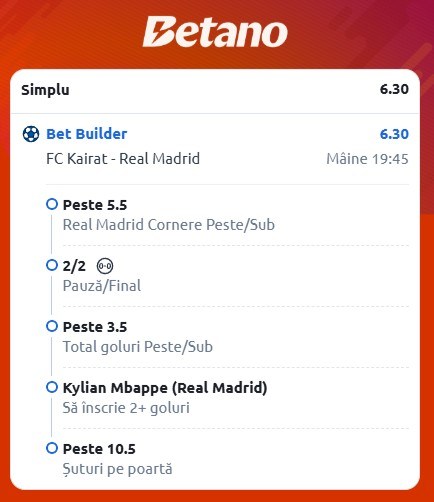cote pariuri almaty real madrid