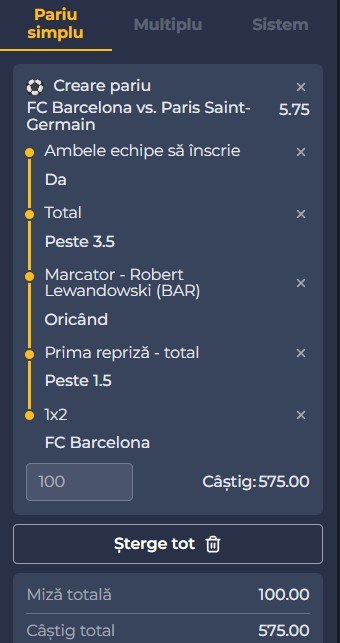 pariuri barcelona vs psg