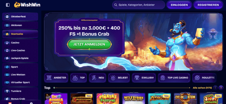 WishWin Mobile Casino Payment Methods — Review for Canadian Players