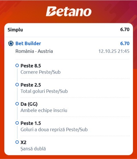 ponturi pariuri austria vs romania