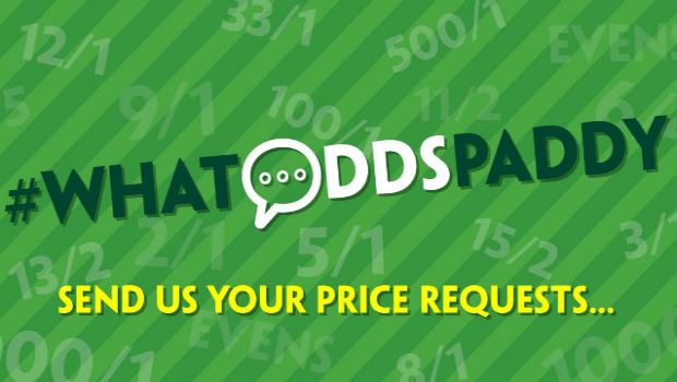 Paddy Power’s #WhatOddsPaddy Features the Wildest Wagers Paddy Power’s #WhatOddsPaddy Features the Wildest Wagers