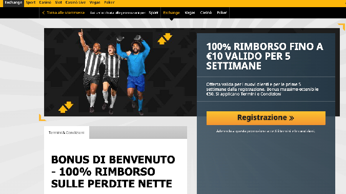 codice promo betfair