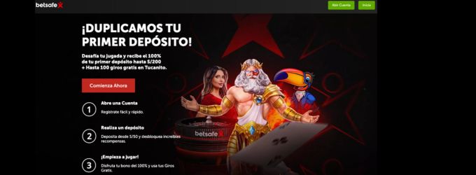 Bono de Bienvenida casino betsafe Peru