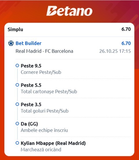pariuri real madrid - barcelona