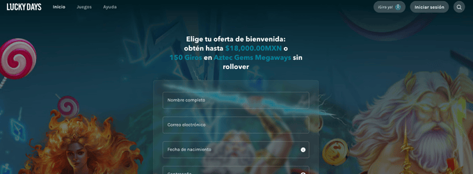 Lucky Days mejor casino online en México