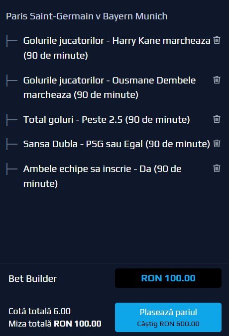 pariuri psg vs bayern munnchen