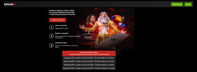 mejor casino en linea Betsafe