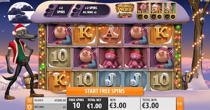 slots de navidad Big Bad Wolf Christmas Special