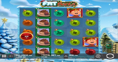slots de navidad Fat Santa