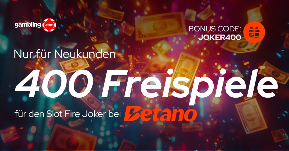 Betano: Jetzt 400 Freispiele für Fire Joker sichern – Plus Black Week Deals