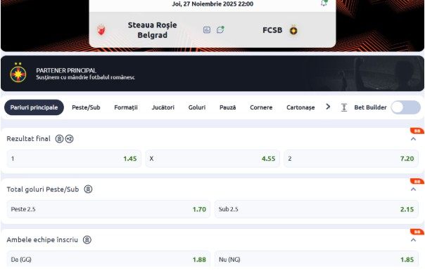 ponturi pariuri basel - fcsb