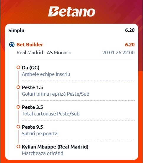 ponturi pariuri real madrid vs monaco