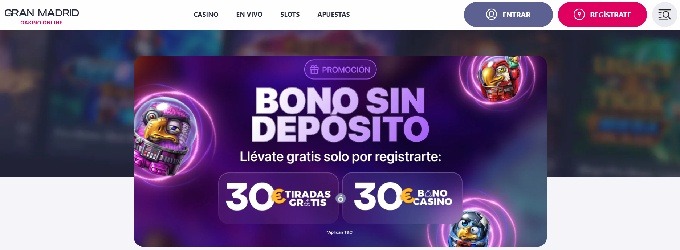 Bono sin depósito Gran Madrid