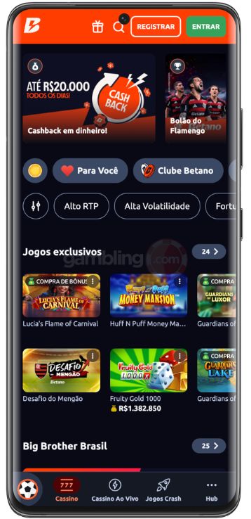 cassino legalizado betano