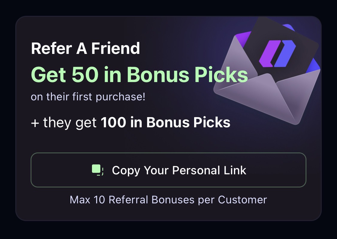Onyx Odds Refer a Friend