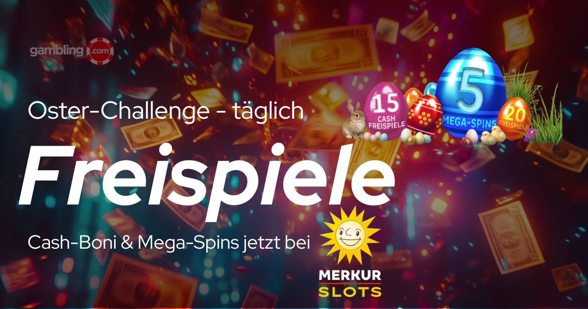 Merkur Slots Oster-Aktion 2026: Tägliche Freispiele und Boni bei der Ostereier-Jagd