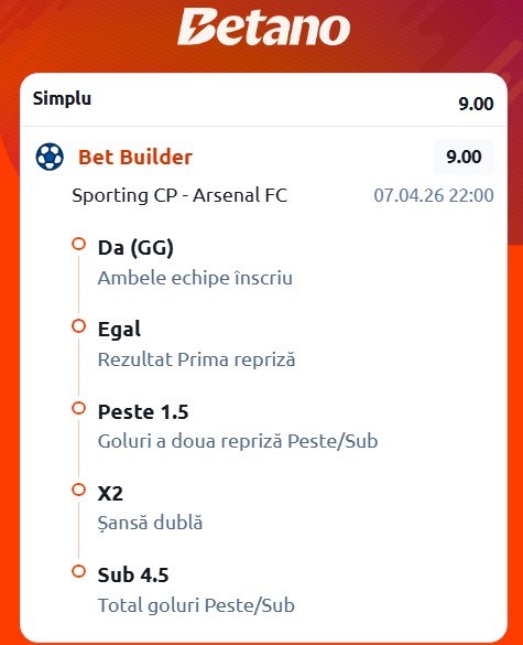 cote pariuri sporting vs arsenal