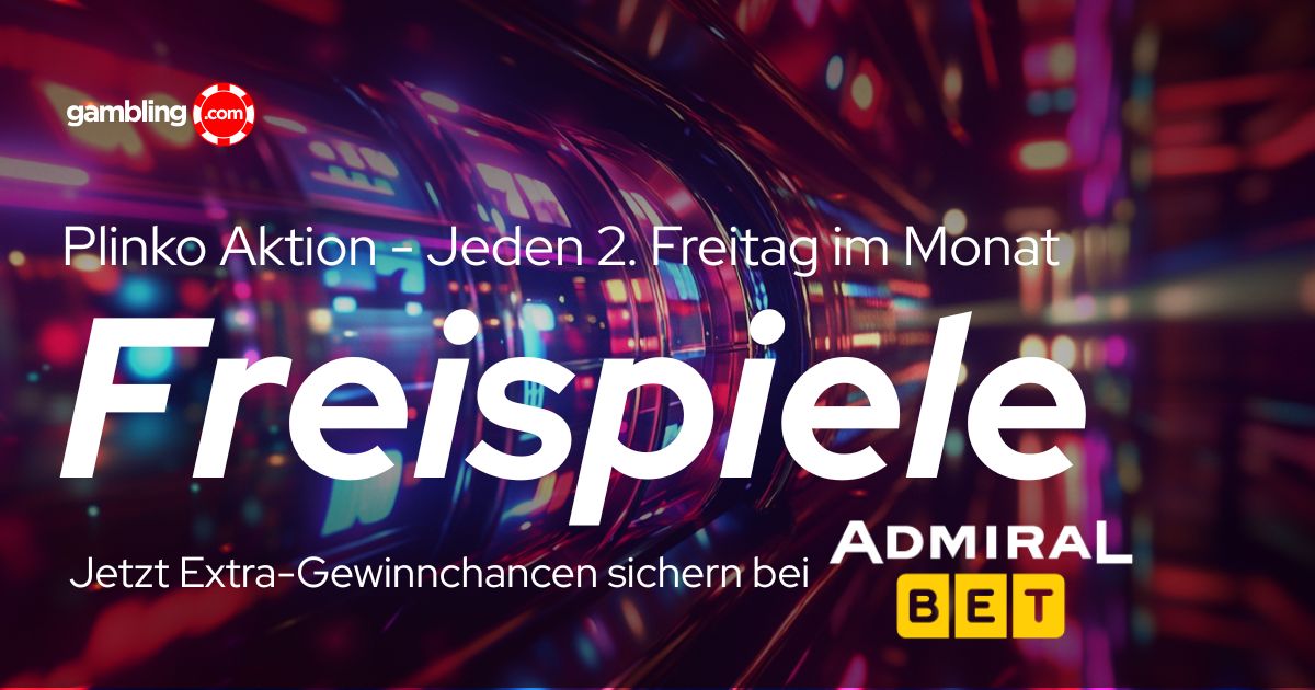 AdmiralBet Plinko Aktion: Freispiele jeden Monat sichern