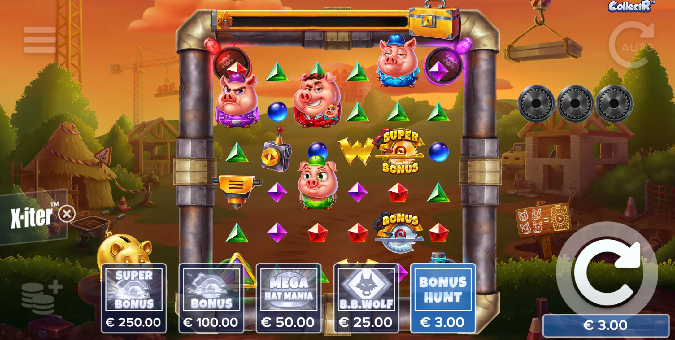 Huff n' Puff CollectR slot