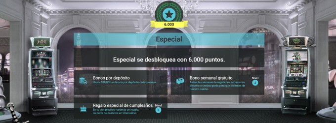 Bono cumpleaños One Casino