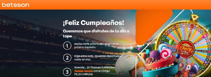 Bono cumpleaños Betsson