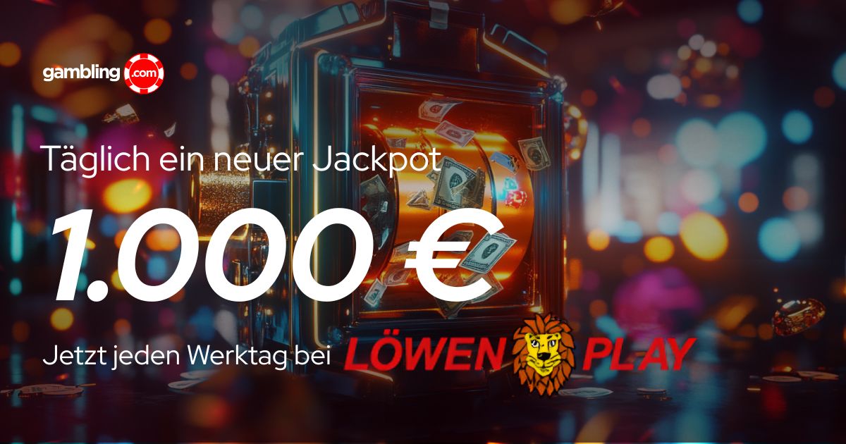 Löwen Play Feierabend-Jackpot: So wächst der tägliche Bonus bis auf 1.000 €