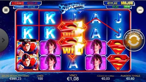 Superman mobile slot
